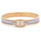 HERMES Mini Click Chaine d'Ancre PM Emaille Armband Hypno/Rosa Gold 3