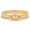 HERMES Click Chaine d'Ancre Bangle Gold Ivory 4