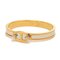 HERMES Click Chaine d'Ancre Armreif Gold Ivory 2