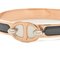 HERMES Click PM Chaine d'Ancre Bangle Rose Gold Black 5