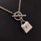HERMES Amulet Kelly Necklace Silver Ag925 SV925 Pendant Neck Fashion Accessories Women Men Unisex 3