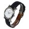 HERMES H Watch Rondo HR1.510 Quartz White Dial Stainless Steel Leather Ladies 4