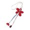 HERMES Petit Ache Collier Fleur de Cerisier Chevre Taurillon Clémence Violet Rose Bag Charm 2