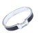 Click Crack Pm Black Silver H Bracelet from Hermes 2