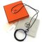 Loop Grand Pendant Necklace in Leather from Hermes 2