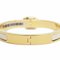 HERMES Enamel Bracelet Mini Click Shane Dunkle 8mm Cream Gold Women's 3