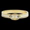 HERMES Enamel Bracelet Mini Click Shane Dunkle 8mm Cream Gold Women's 1