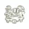 Large Silver Chain Dancre Enchainee Ring from Hermes 1