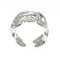 Large Silver Chain Dancre Enchainee Ring from Hermes 2