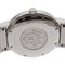 HERMES Nomad Watch NO1.710 Stainless Steel Swiss Made Silver Quartz Analog Display White Dial Men's 6