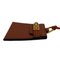 HERMES Montpetit Kelly Necklace Brown Women's 7