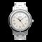 HERMES Clipper Nacre Watch Stainless Steel CL4.210 Quartz Ladies White Shell 1
