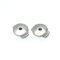Hermes Loop Mm No Stone Silver 925 Hoop Earrings Silver, Set of 2 4