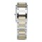 HERMES Tandem Watch TA1.220 quarzo bianco conchiglia quadrante in acciaio inossidabile, Immagine 4