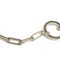 HERMES Necklace Chaine d'Ancle Game Long Anchor Chain Ag925 Silver Women's Accessories Jewelry 8