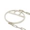 HERMES Necklace Chaine d'Ancle Game Long Anchor Chain Ag925 Silver Women's Accessories Jewelry 4