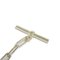 HERMES Necklace Chaine d'Ancle Game Long Anchor Chain Ag925 Silver Women's Accessories Jewelry 2