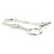 HERMES Bracelet Chaine d'Ancle Farandole Silver 925 Women's 3
