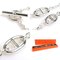 HERMES Bracelet Chaine d'Ancle Farandole Silver 925 Women's 5