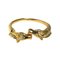 Vintage Cheval Gold Horse Bangle from Hermes 1