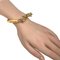 Vintage Cheval Gold Horse Bangle from Hermes 9