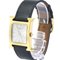 HERMES H Watch Gold Plated Leather Quartz Mens Watch HH1.501 BF569965 2