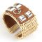 Coryedosian Medor Picnic Bangle in Leather & Metal from Hermes 1