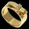 HERMES~ Belt Diamond #51 Ring K18 Yellow Gold Women's 1