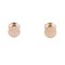 Hermes Ex Libris Tpm Earrings/Earrings K18Pg Pink Gold, Set of 2 2