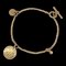 HERMES Ex-Libris PM Bracelet 1PD K18PG Diamond Pink Gold D0.04ct 7.4g Ladies 1