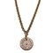 HERMES Necklace Ladies 750PG Diamond Gunbird Crude Cell Pink Gold Polished 4