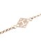 HERMES Gunbird K18PG Pink Gold 1P Diamond Bracelet Fashion Women's Men's Unisex 9