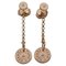 Diamond Gunbird Pink Gold Earrings from Hermes, Set of 2 3