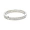 HERMES Everkelly PM Wedding Ring Diamond D0.51ct Pt950 #54 4