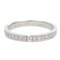 HERMES Everkelly PM Wedding Ring Diamond D0.51ct Pt950 #54 3
