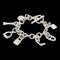 Bracelet HERMES Amulette 7 Série Cadena Medor Chaine d'Ancle Mors Etrier SV925 Ag925 Argent 1