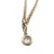 HERMES Collier Gunbird Necklace Diamond AU750 K18PG Pink Gold D0.11ct Women's 6