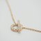 HERMES Finesse Necklace PG Pink Gold x Diamond Women's D0.46ct K18PG, Image 4
