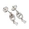 Boucles d'Oreilles pour Femme Hermes 0.39Ct Diamond Chaine D'Ancre Drop Or blanc 750, Set de 2 2