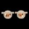 Hermes Finesse K18Pg Pink Gold Earrings, Set of 2 1