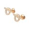 Hermes Finesse K18Pg Pink Gold Earrings, Set of 2 2