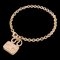 HERMES Small Model Constance Amulet Women's Bracelet H110067B 750 Pink Gold 1