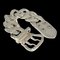 HERMES Bookle Serie TGM Silver 925 Bracelet Bangle Accessory Women's Men's 1