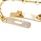Bracelet pour femme HERMES 750YG Diamond Kelly Chain en or jaune 750 4
