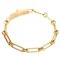 HERMES 750YG Diamond Kelly Chain Women's Bracelet 750 Yellow Gold 2