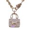 Diamond & Pink Gold Amulet Constance SH Bracelet from Hermes 4