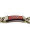 My LV Chain Red Logo Cowhide Leather Bracelet by Louis Vuitton 5
