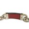 Pulsera My LV Chain de cuero de vaca con logo rojo de Louis Vuitton, Imagen 7