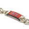 My LV Chain Red Logo Cowhide Leather Bracelet by Louis Vuitton, Image 6
