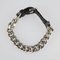 Chain Monogram Eclipse PVC Metal Black Silver Bracelet by Louis Vuitton 7